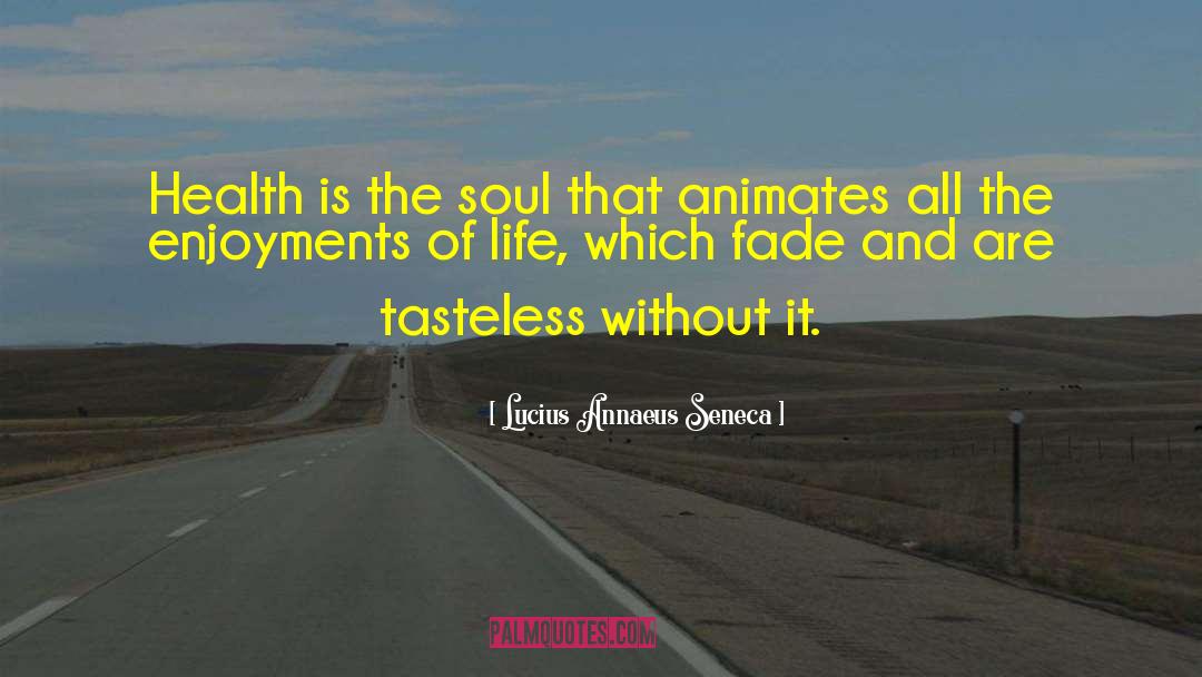Lucius Annaeus Seneca Quotes: Health is the soul that