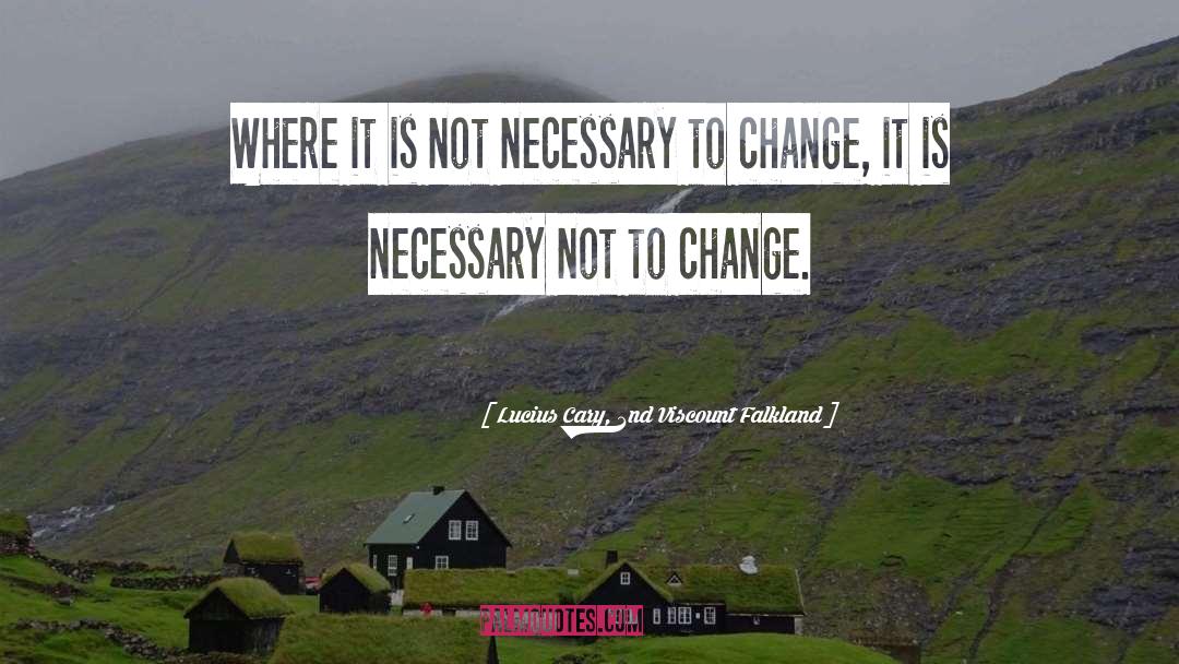 Lucius Cary, 2nd Viscount Falkland Quotes: Where it is not necessary