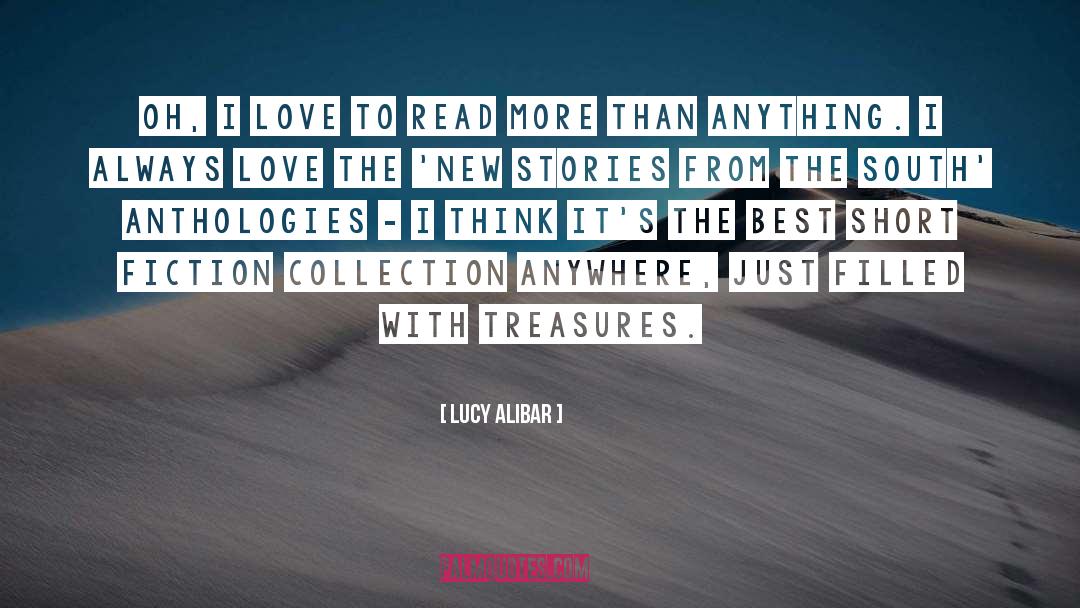 Lucy Alibar Quotes: Oh, I love to read