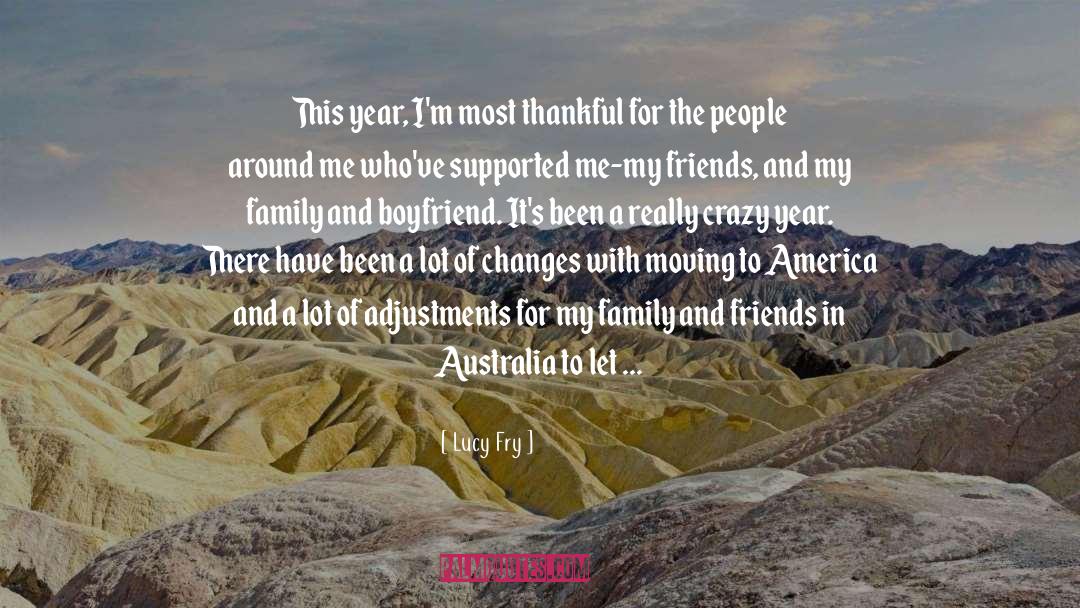 Lucy Fry Quotes: This year, I'm most thankful