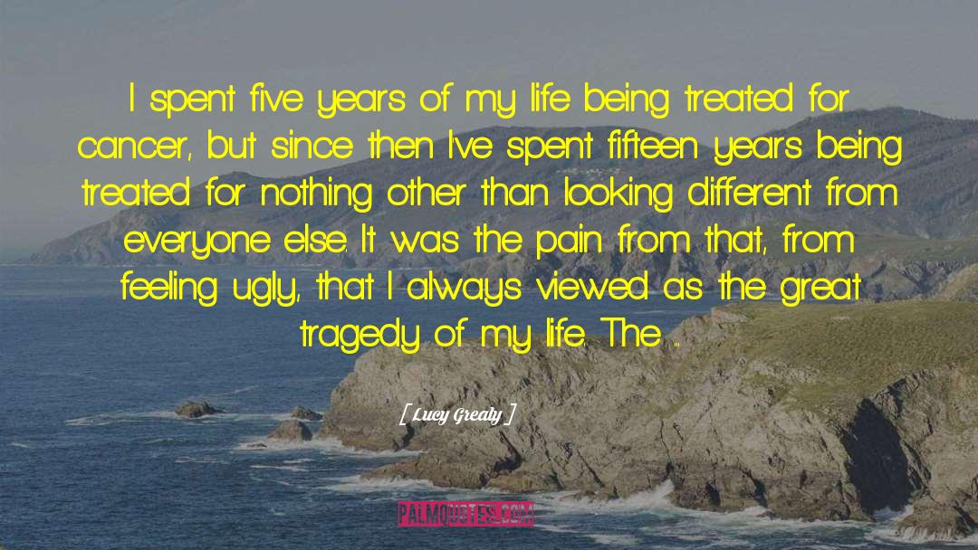 Lucy Grealy Quotes: I spent five years of