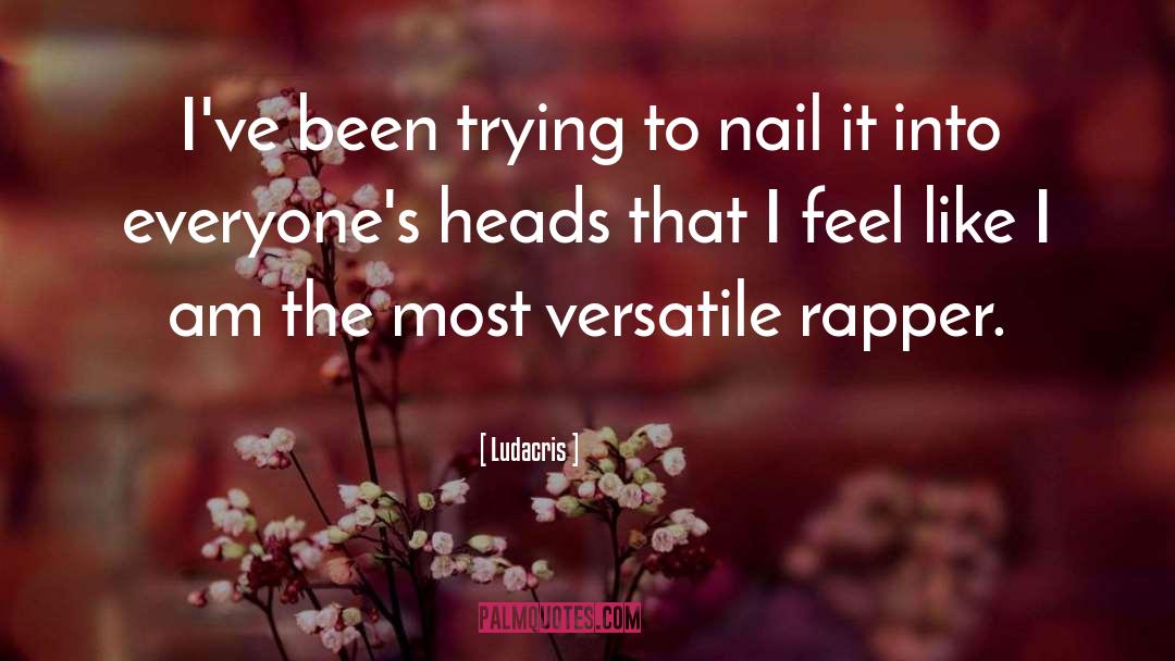 Ludacris Quotes: I've been trying to nail