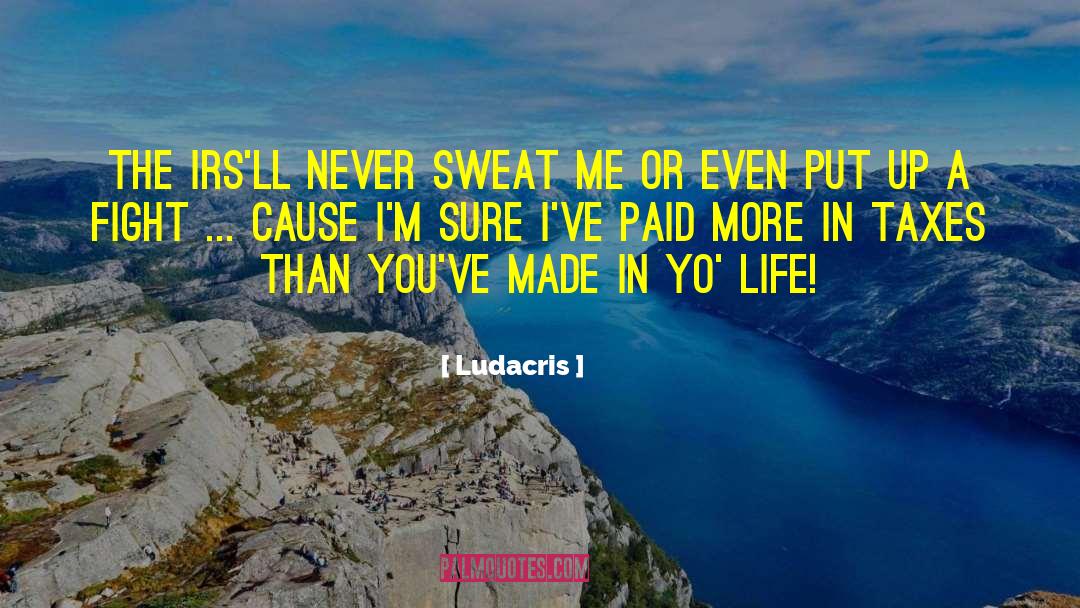 Ludacris Quotes: The IRS'll never sweat me