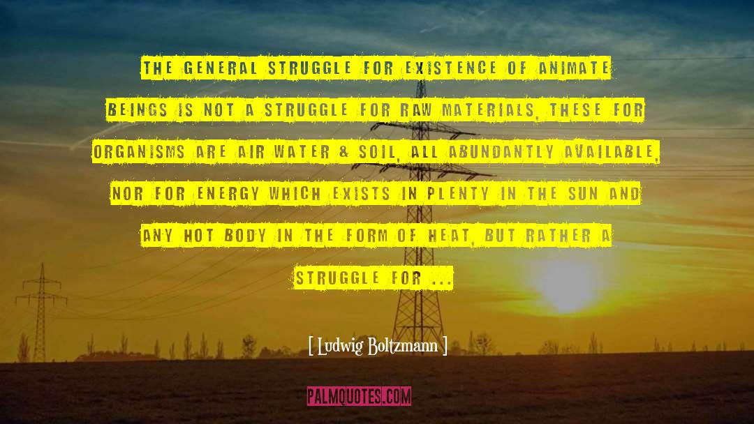 Ludwig Boltzmann Quotes: The general struggle for existence