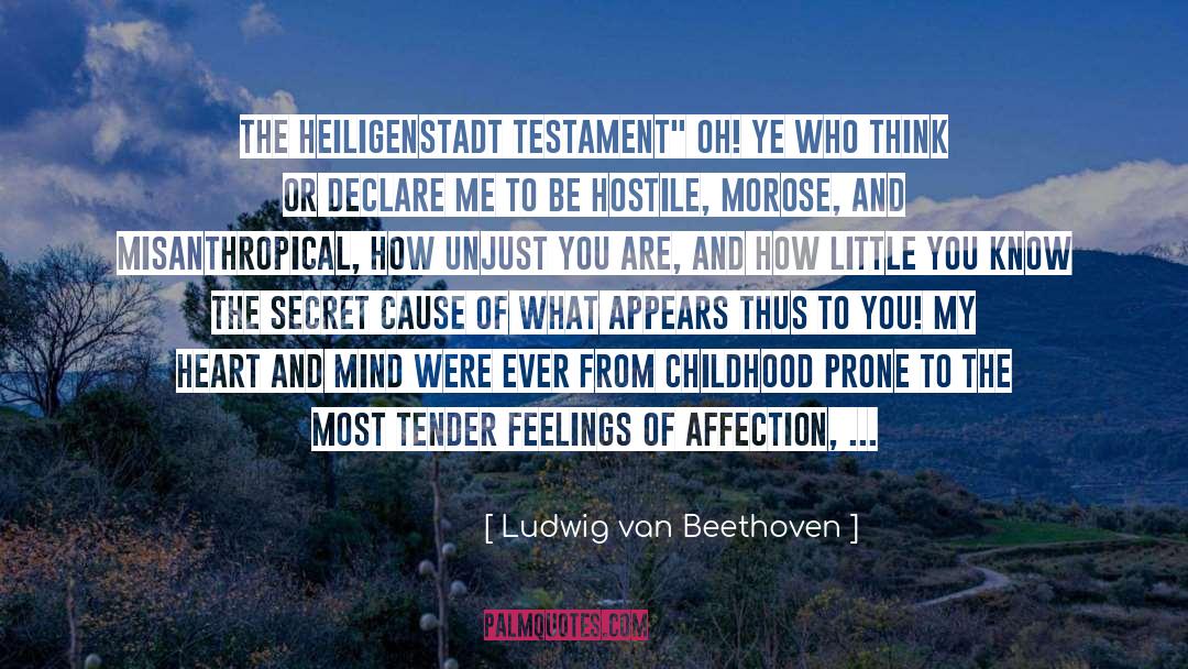 Ludwig Van Beethoven Quotes: The Heiligenstadt Testament