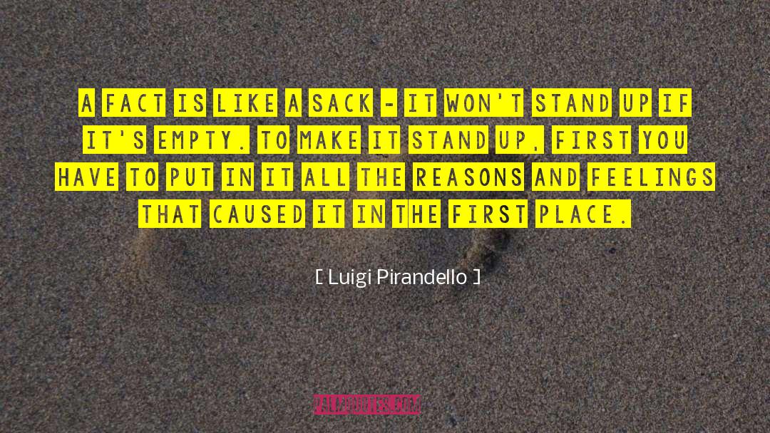 Luigi Pirandello Quotes: A fact is like a
