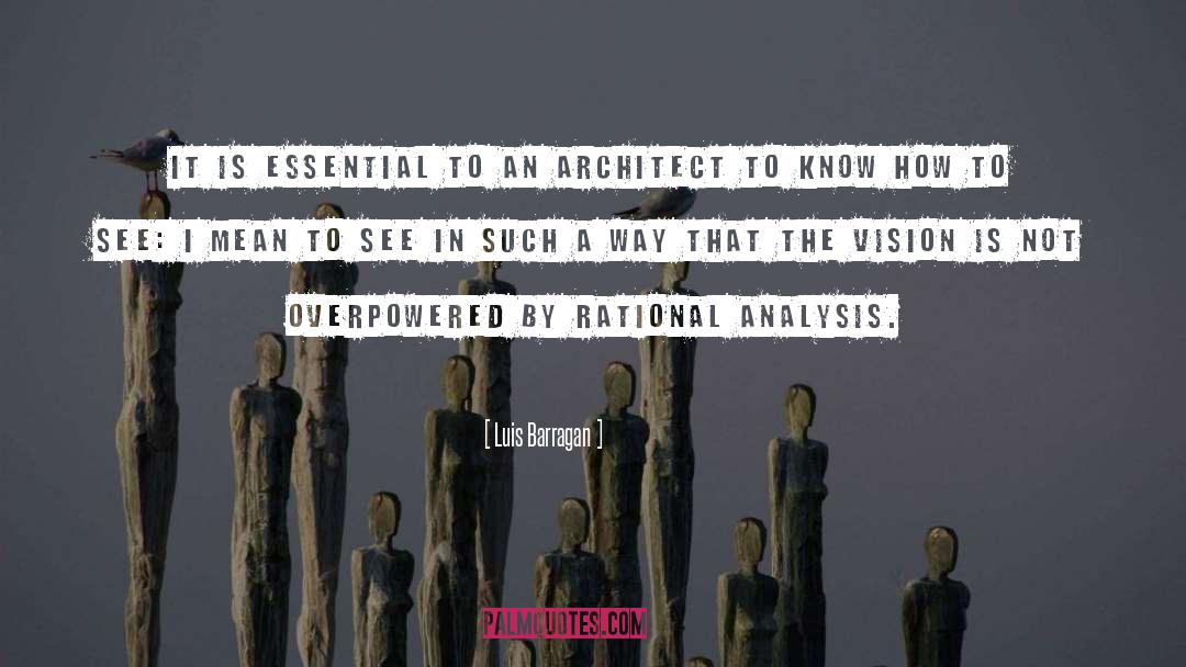 Luis Barragan Quotes: It is essential to an