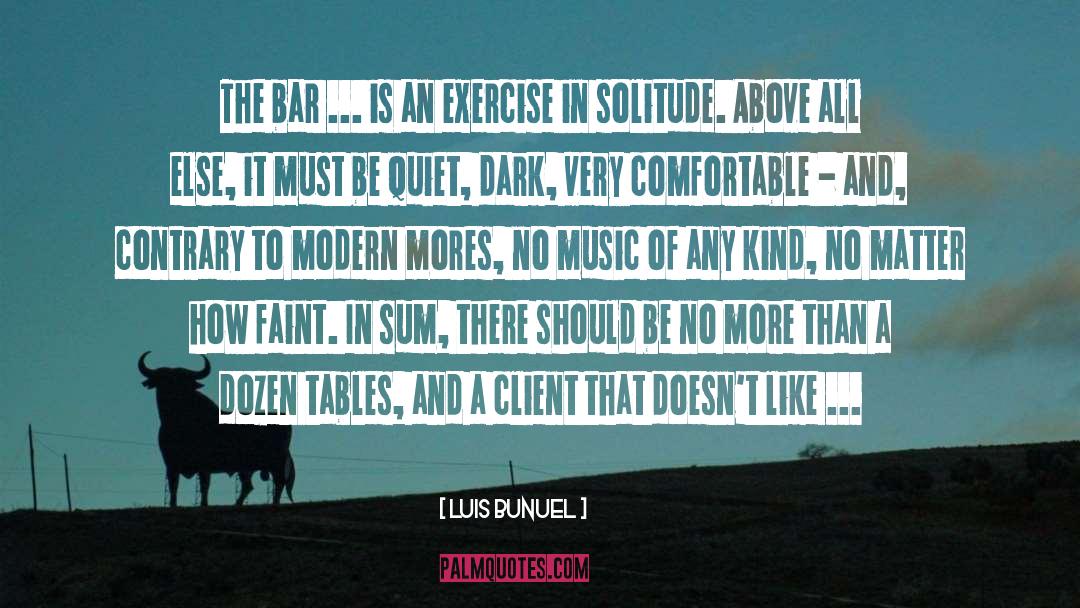 Luis Bunuel Quotes: The bar ... is an