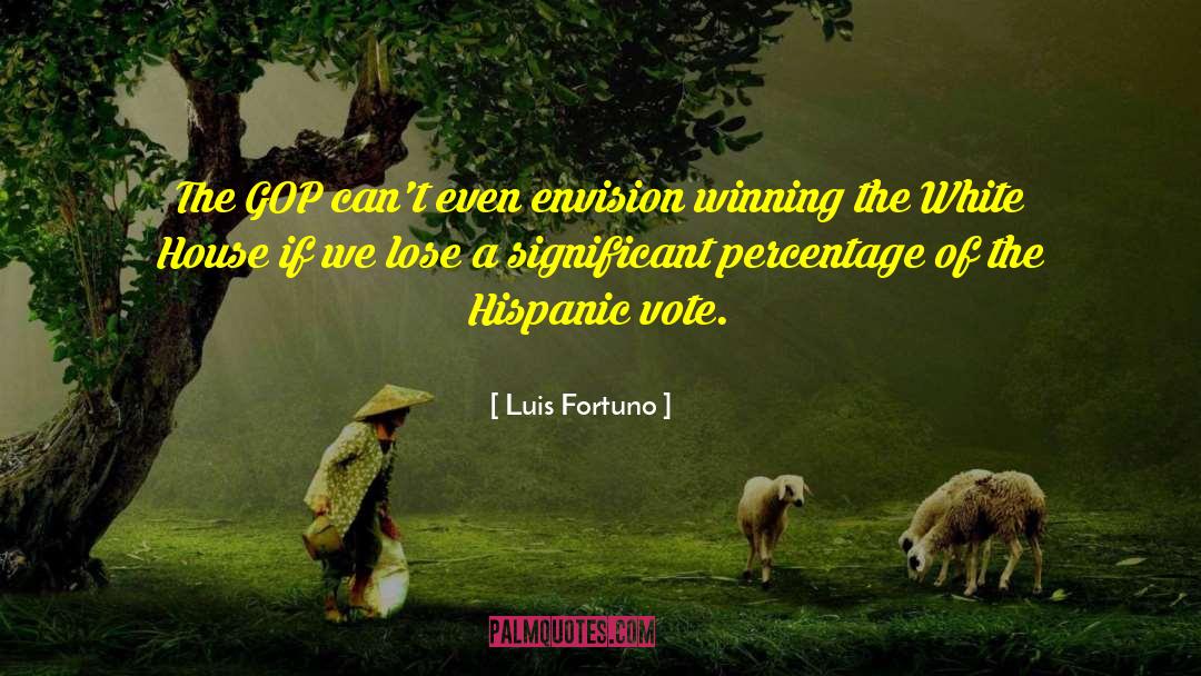 Luis Fortuno Quotes: The GOP can't even envision