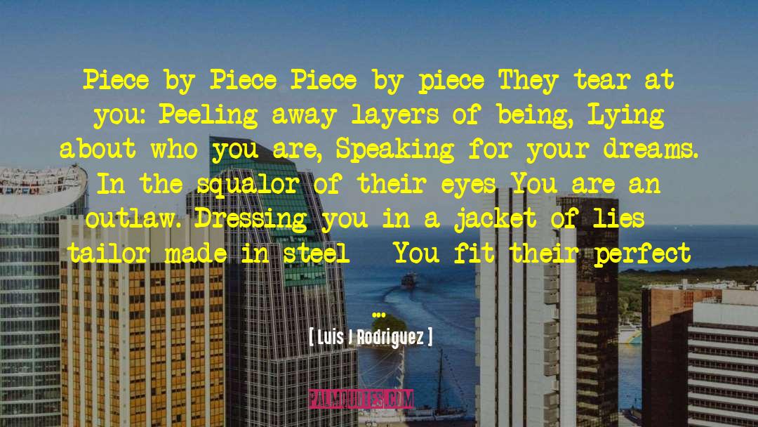 Luis J Rodriguez Quotes: Piece by Piece Piece by