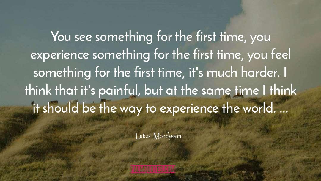 Lukas Moodysson Quotes: You see something for the