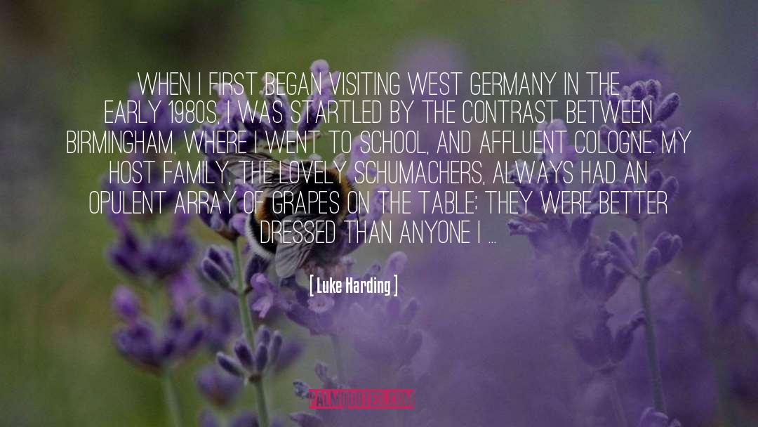 Luke Harding Quotes: When I first began visiting