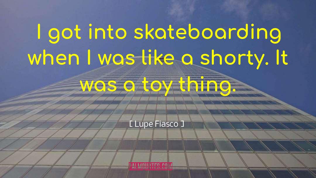 Lupe Fiasco Quotes: I got into skateboarding when