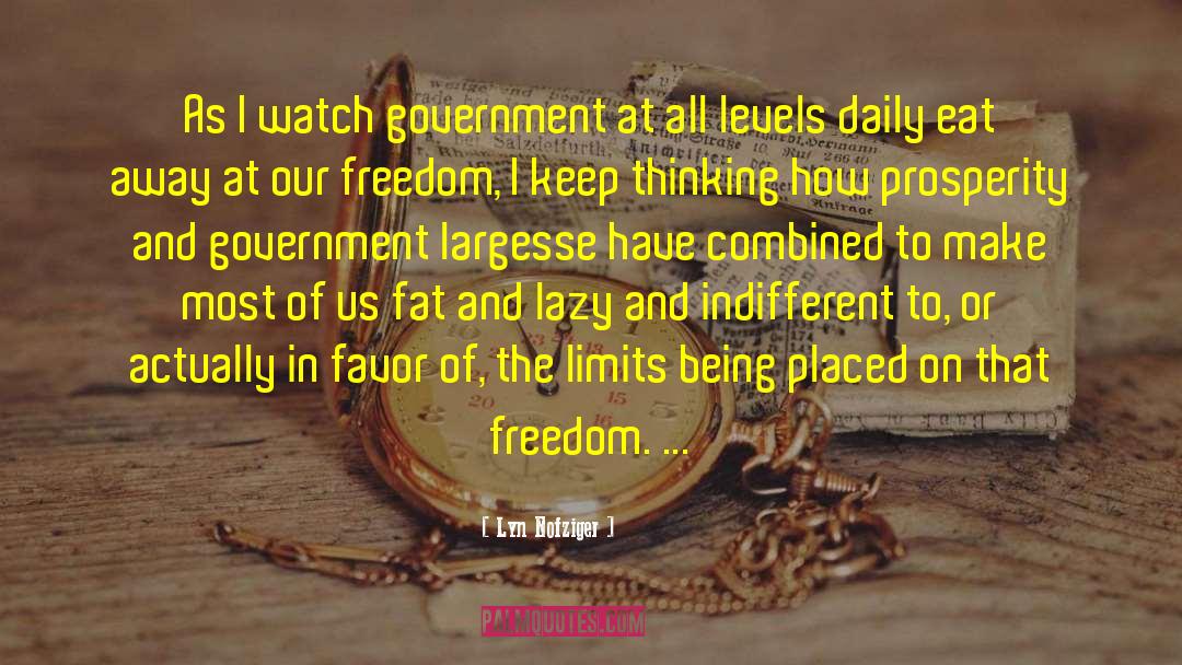 Lyn Nofziger Quotes: As I watch government at
