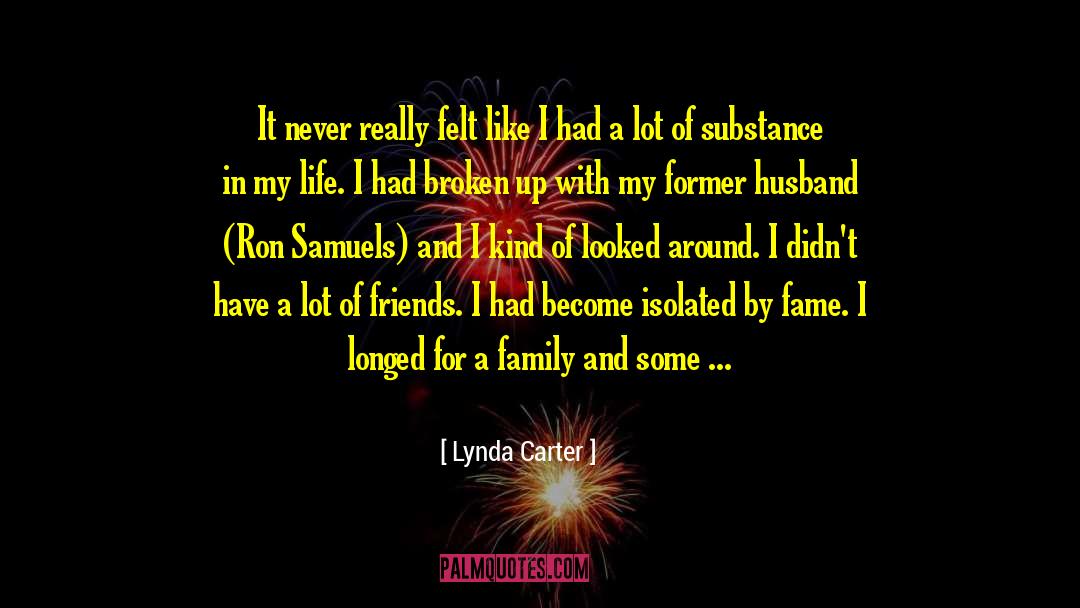 Lynda Carter Quotes: It never really felt like