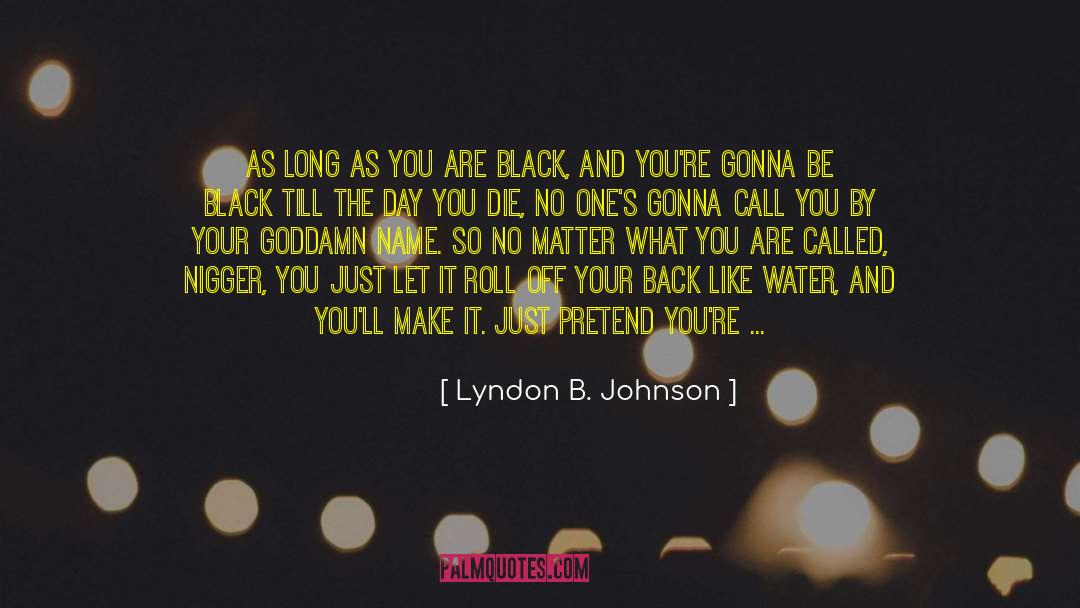 Lyndon B. Johnson Quotes: As long as you are