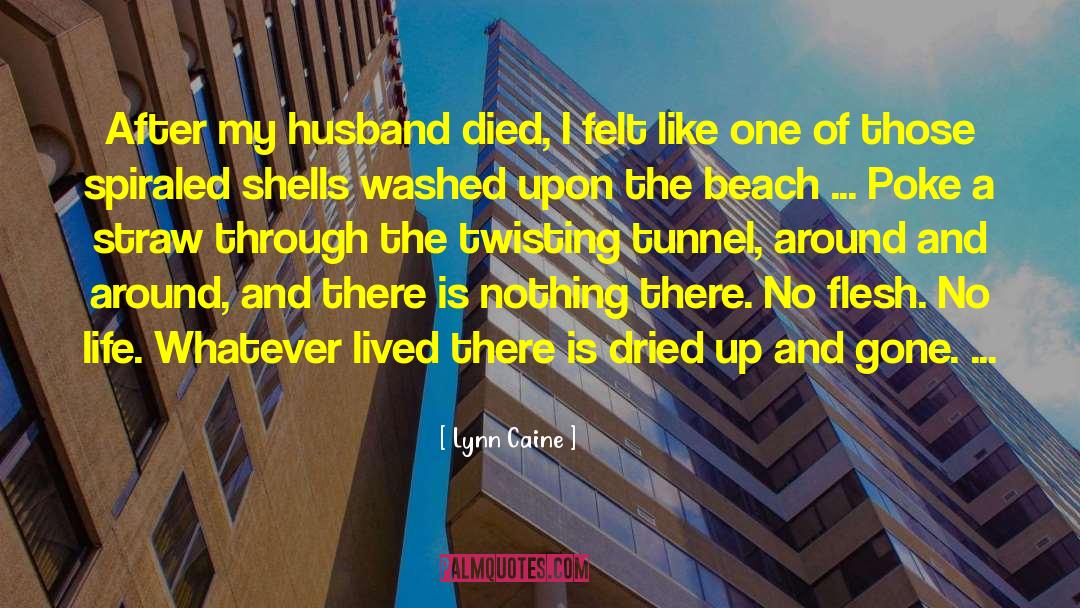 Lynn Caine Quotes: After my husband died, I