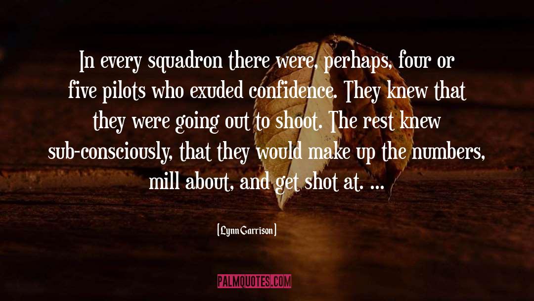 Lynn Garrison Quotes: In every squadron there were,