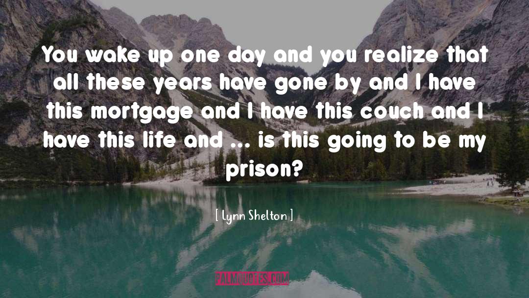 Lynn Shelton Quotes: You wake up one day