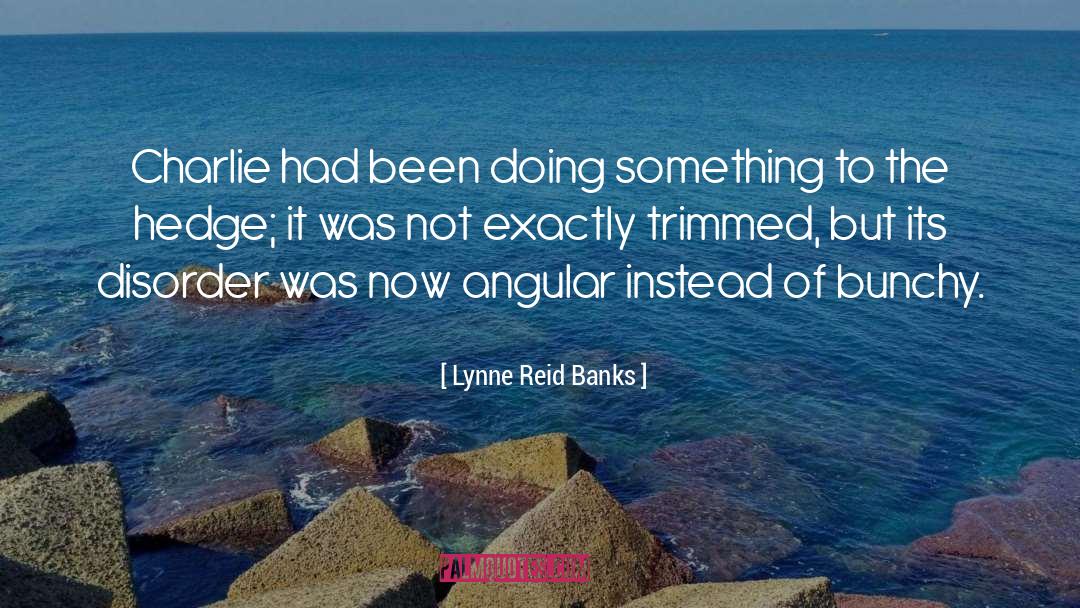 Lynne Reid Banks Quotes: Charlie had been doing something