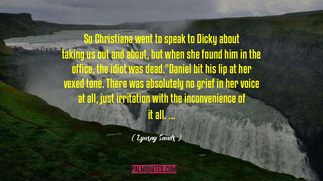 Lynsay Sands Quotes: So Christiana went to speak