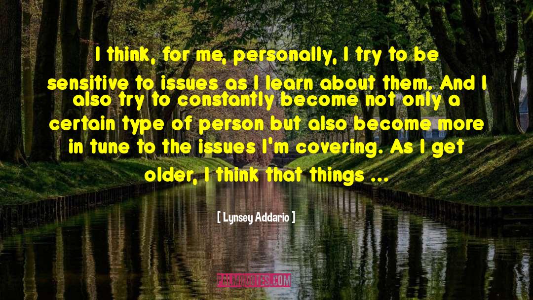 Lynsey Addario Quotes: I think, for me, personally,