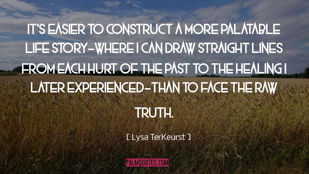 Lysa TerKeurst Quotes: It's easier to construct a