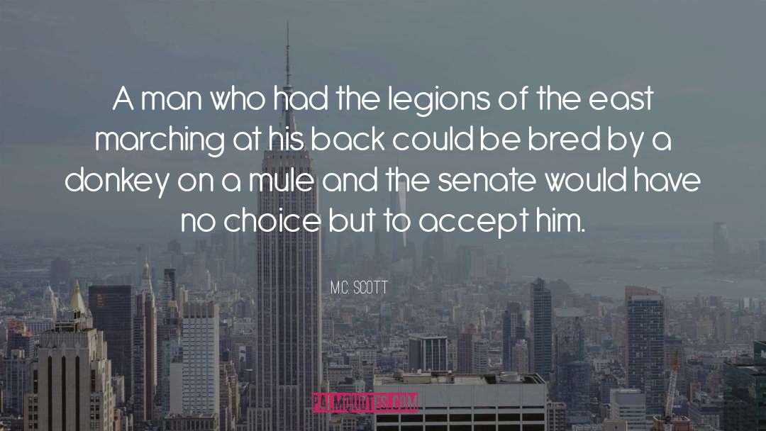 M.C. Scott Quotes: A man who had the