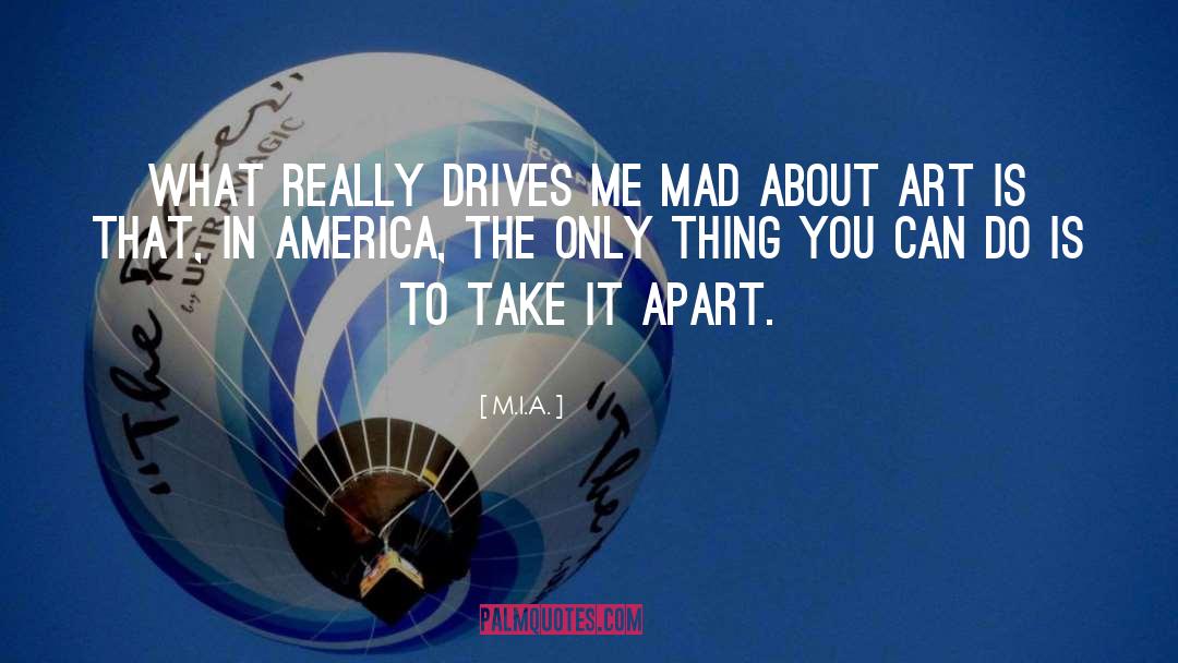 M.I.A. Quotes: What really drives me mad