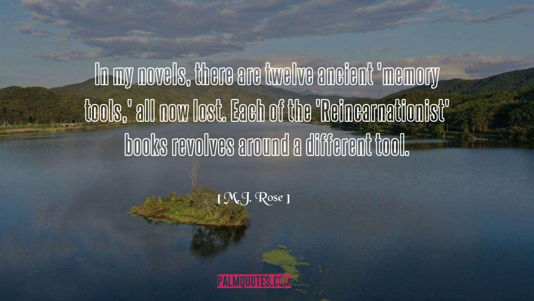 M.J. Rose Quotes: In my novels, there are