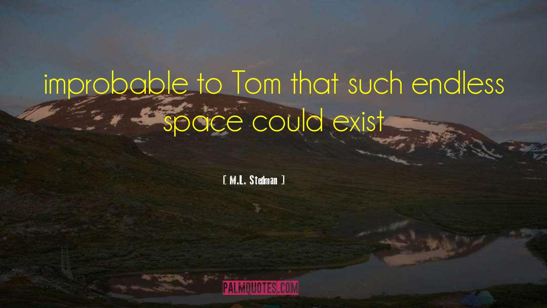 M.L. Stedman Quotes: improbable to Tom that such