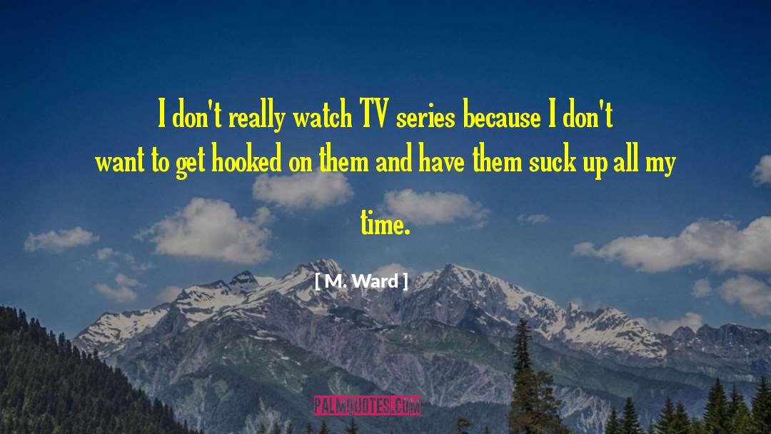 M. Ward Quotes: I don't really watch TV