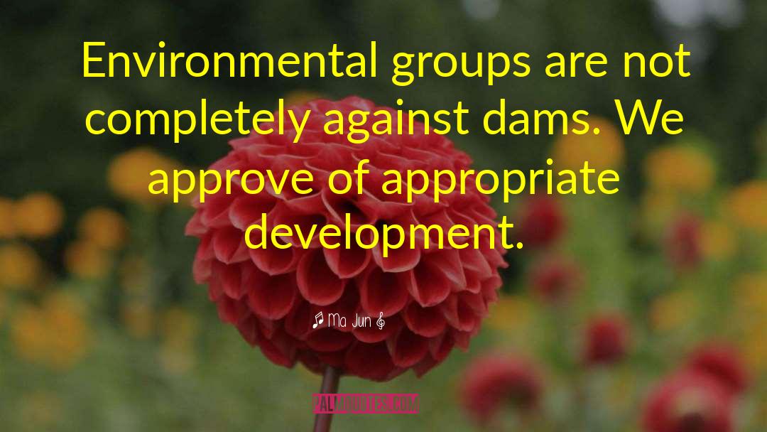 Ma Jun Quotes: Environmental groups are not completely