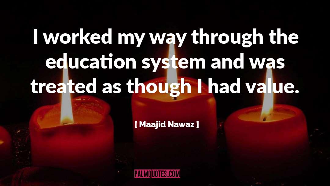 Maajid Nawaz Quotes: I worked my way through
