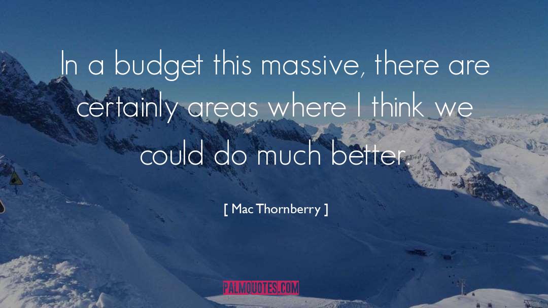 Mac Thornberry Quotes: In a budget this massive,