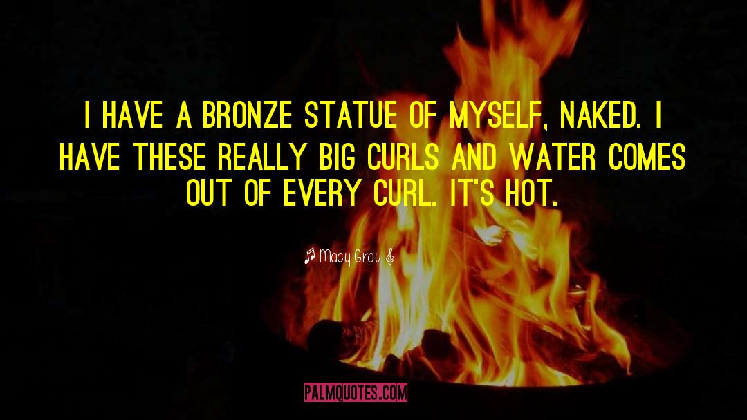 Macy Gray Quotes: I have a bronze statue