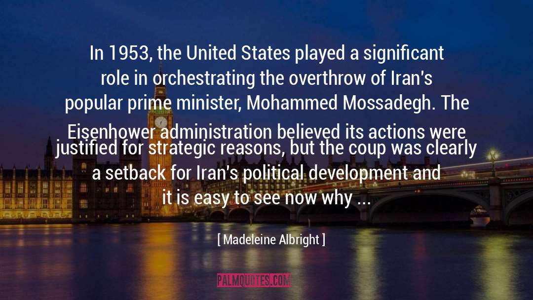 Madeleine Albright Quotes: In 1953, the United States