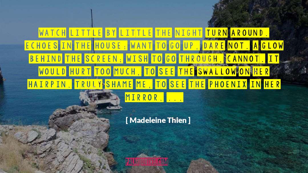 Madeleine Thien Quotes: Watch little by little the