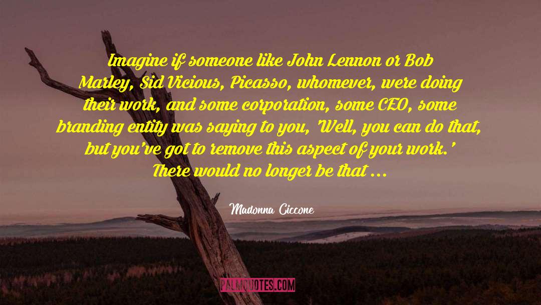 Madonna Ciccone Quotes: Imagine if someone like John