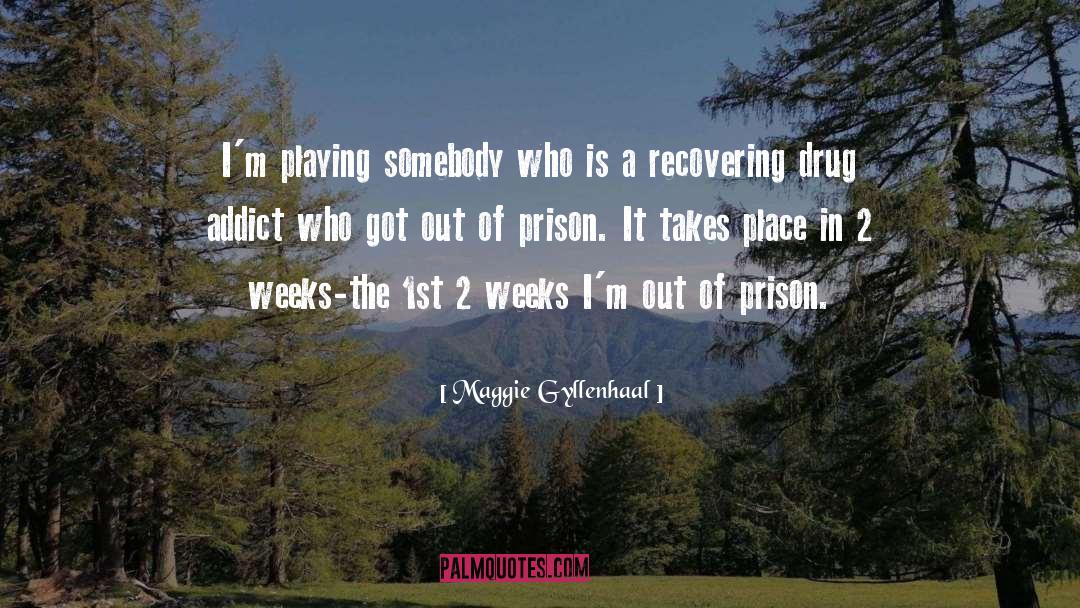 Maggie Gyllenhaal Quotes: I'm playing somebody who is