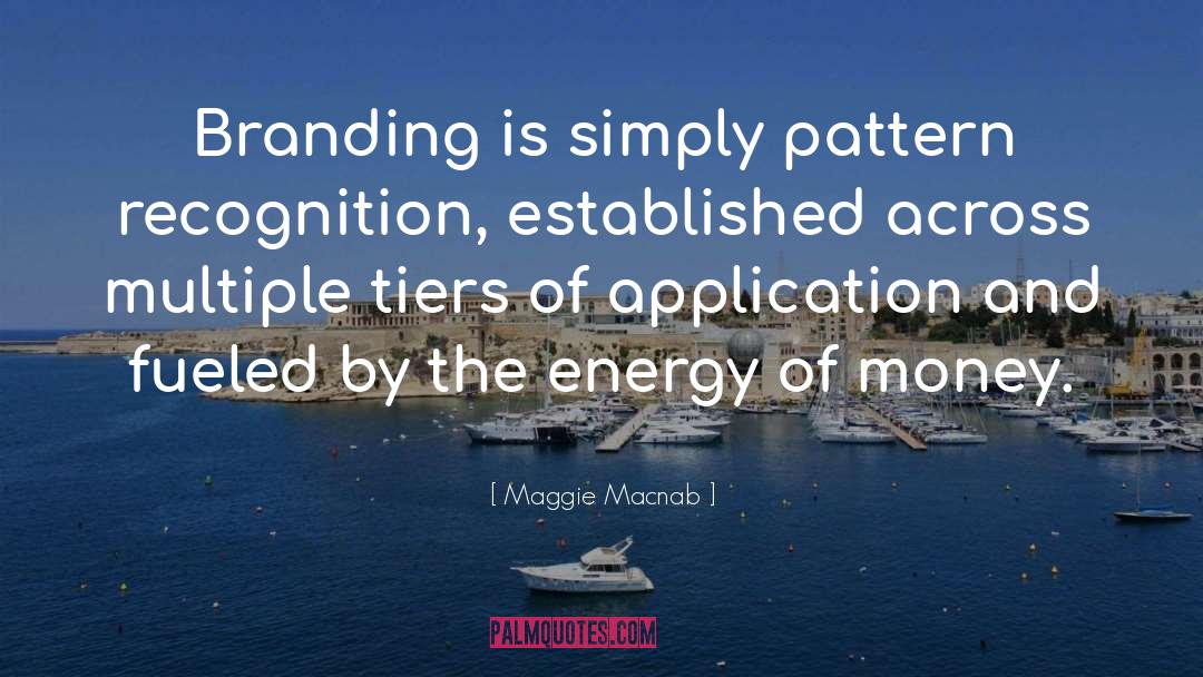 Maggie Macnab Quotes: Branding is simply pattern recognition,