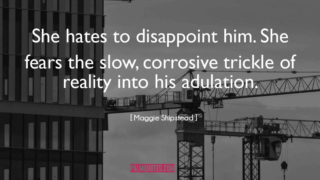 Maggie Shipstead Quotes: She hates to disappoint him.
