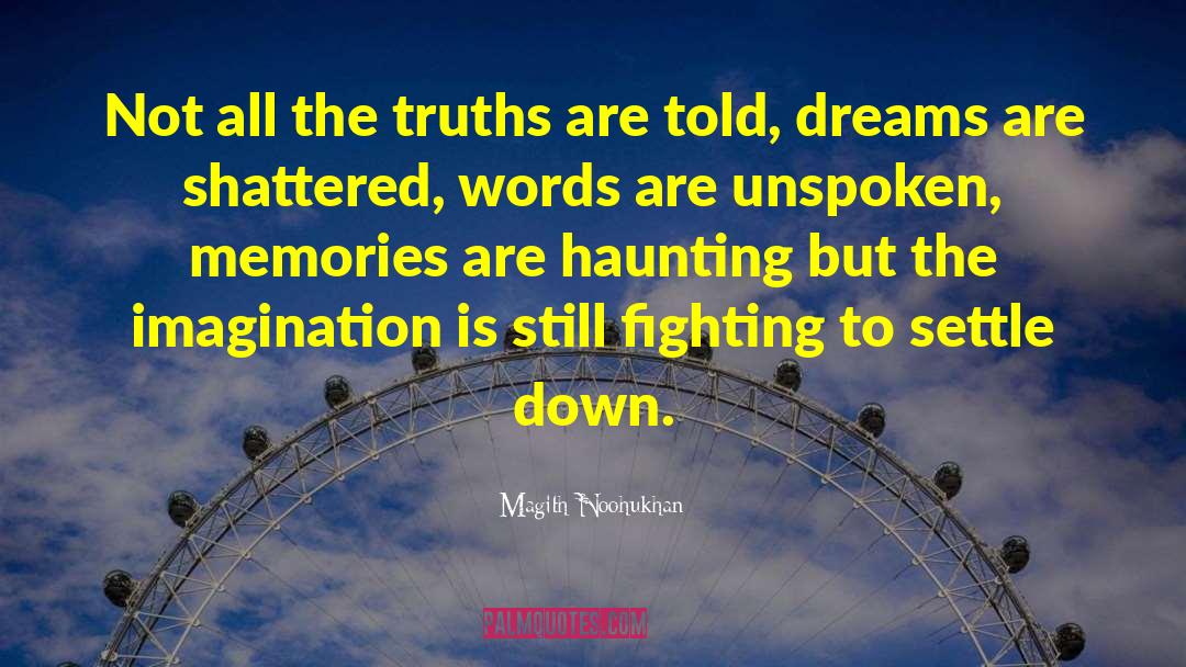 Magith Noohukhan Quotes: Not all the truths are