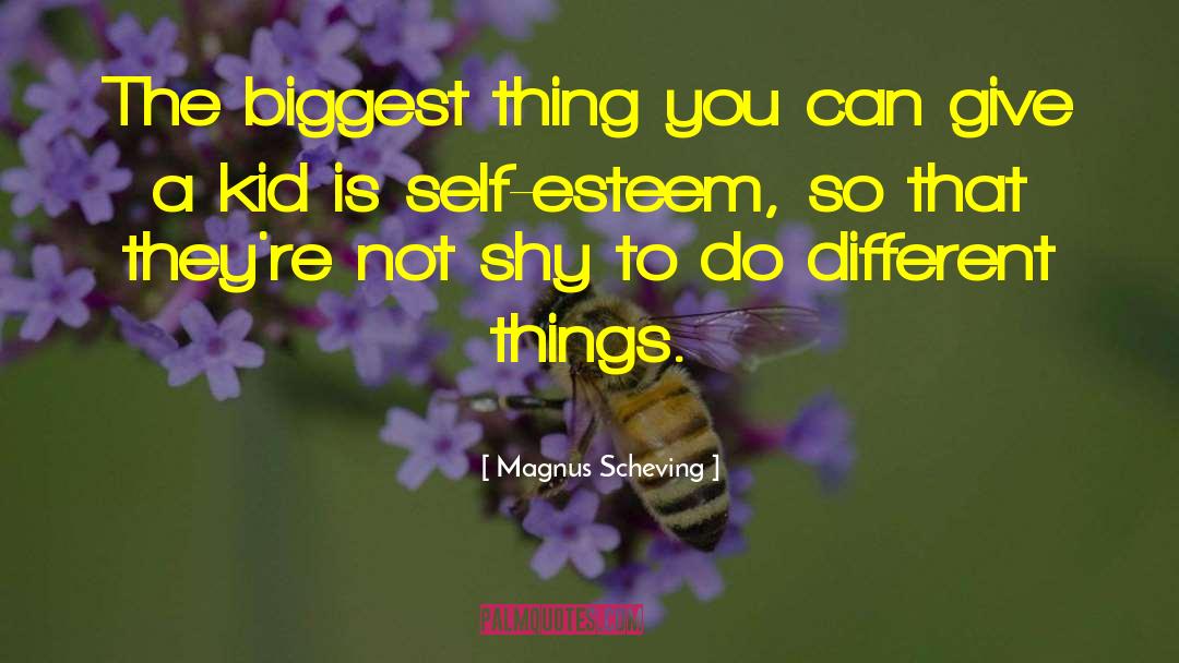 Magnus Scheving Quotes: The biggest thing you can