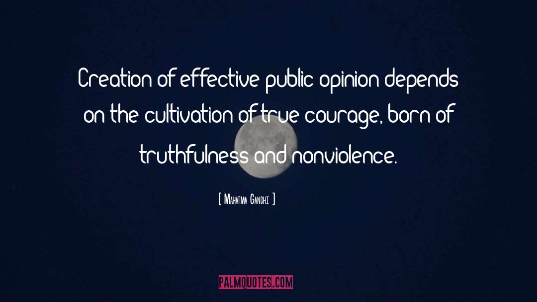 Mahatma Gandhi Quotes: Creation of effective public opinion