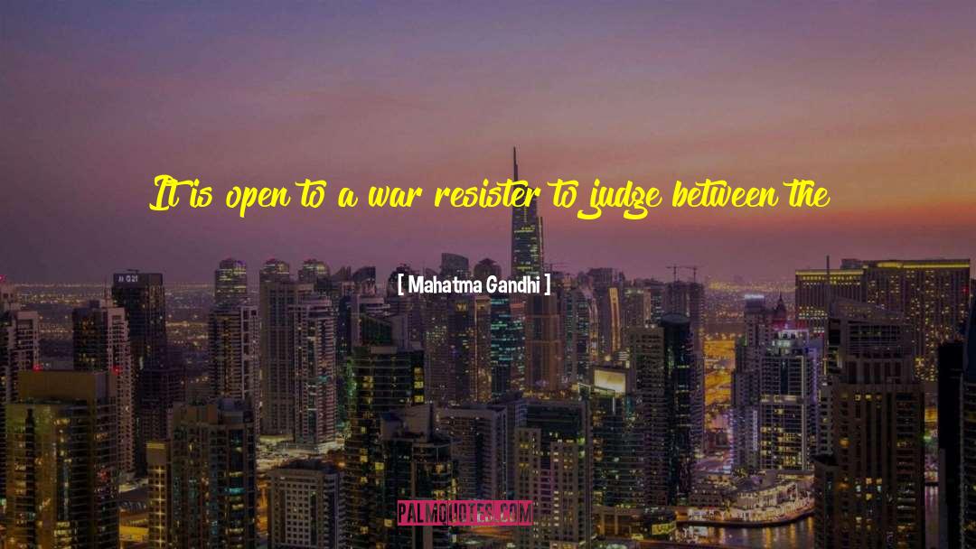 Mahatma Gandhi Quotes: It is open to a