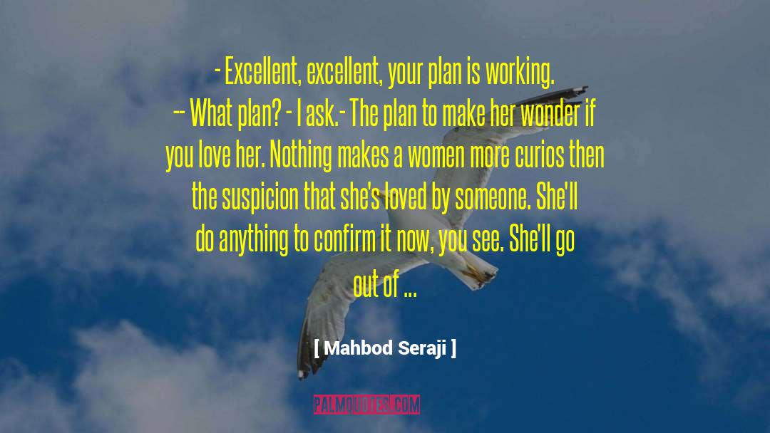 Mahbod Seraji Quotes: - Excellent, excellent, your plan