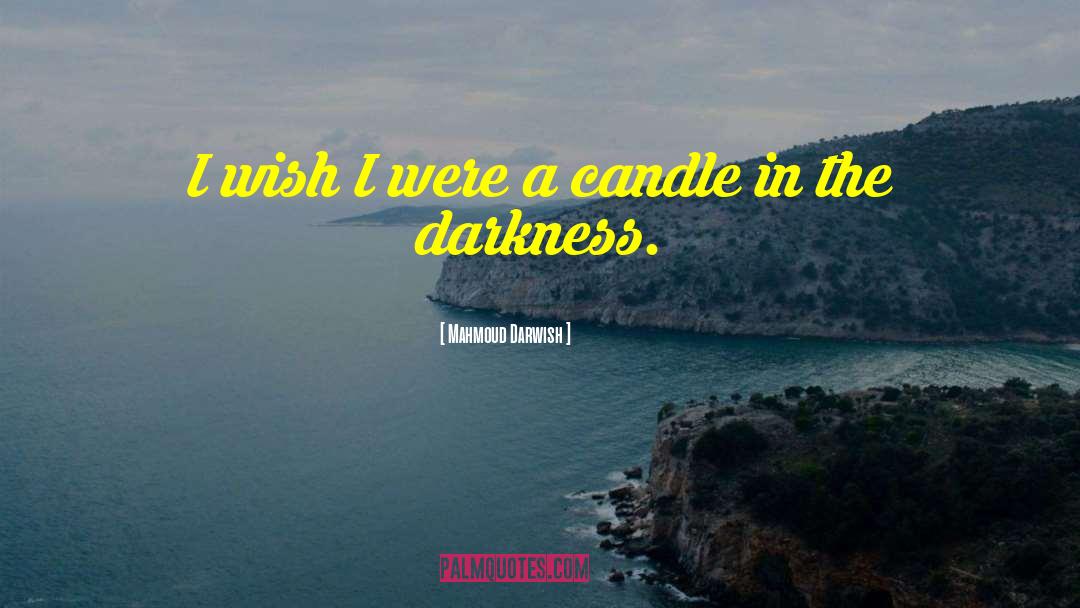 Mahmoud Darwish Quotes: I wish I were a