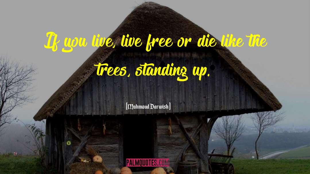 Mahmoud Darwish Quotes: If you live, live free