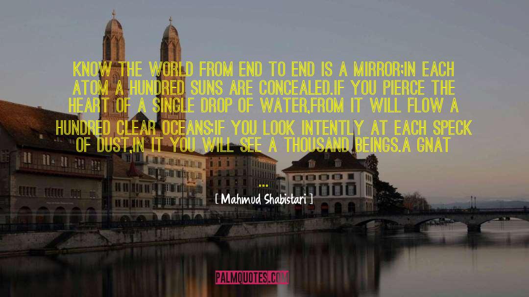 Mahmud Shabistari Quotes: Know the world from end